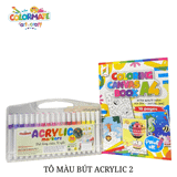  Combo TÔ MÀU BÚT ACRYLIC 2 