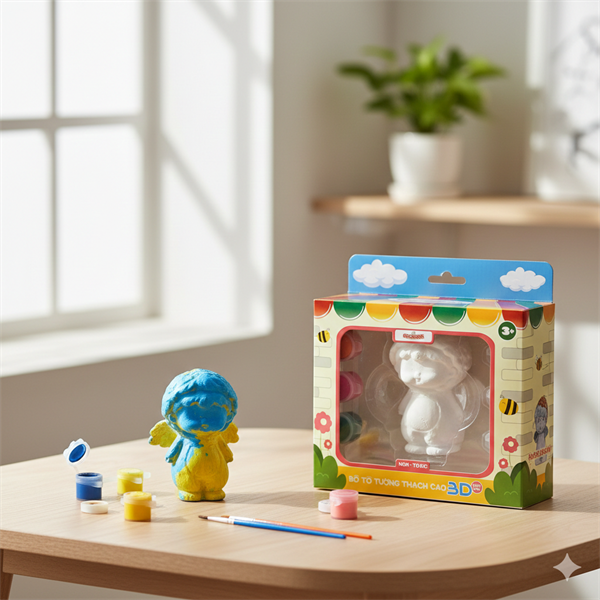  Bộ tô tượng thạch cao 3D 