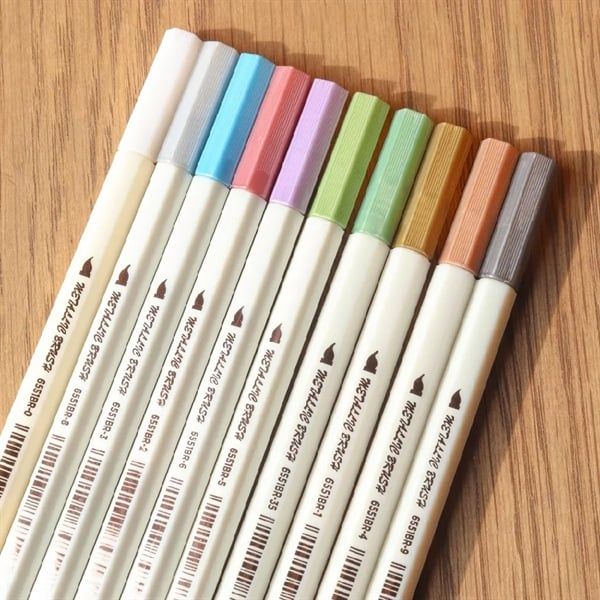  Metalic Brushpen 10 màu 