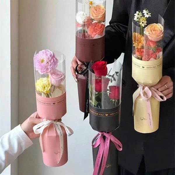  Cốt Giấy Tròn 1 Bông 