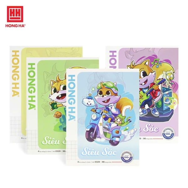  Vở 4 ô ly, 96 trang 