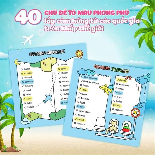  Bộ Tô Màu Chủ Đề 