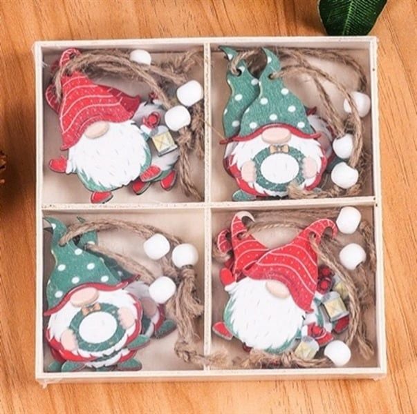  Set gỗ trang trí noel mẫu 02 