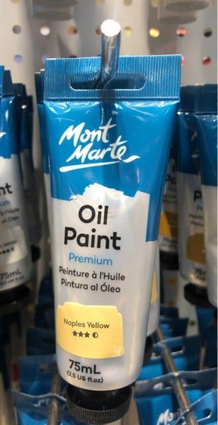  MM Oil Paint 75ml - Naples Yellow 
