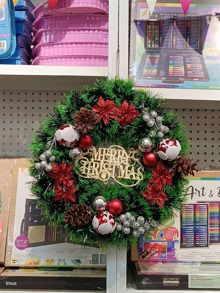  Vòng nguyệt quế trang trí 40cm M180 