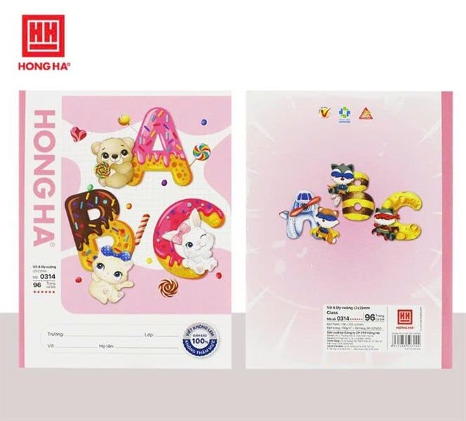  Vở 4 ô ly, 96 trang 