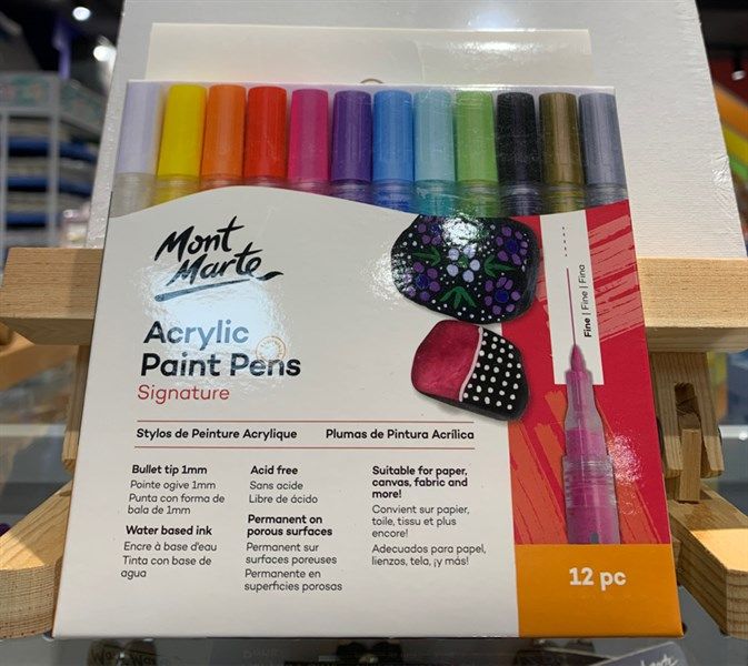  MM Acrylic Paint Pens Fine Tip 12pcm 