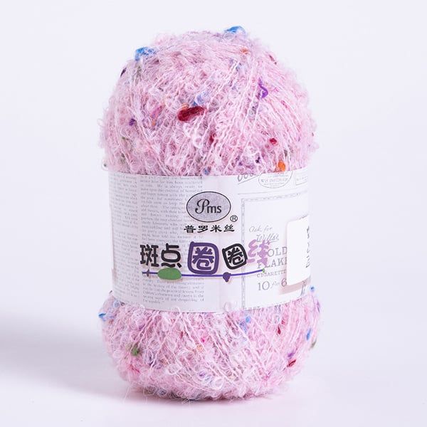  Len Xù Bông Phối Màu – Fancy Yarn 