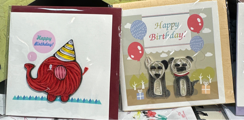  Thiệp Giấy Xoắn 