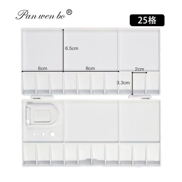  Hộp chia màu 25 ô 