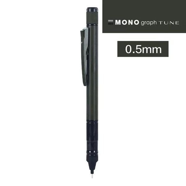  Bút chì kim MONO graph TUNE 0.5mm, thân màu Đen DPA-165A 