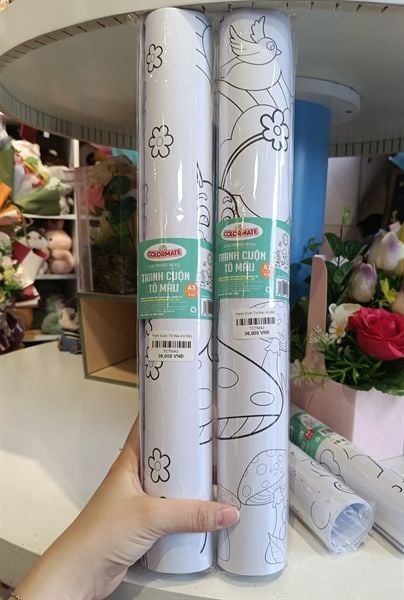  Tranh Cuộn Tô Màu A3 