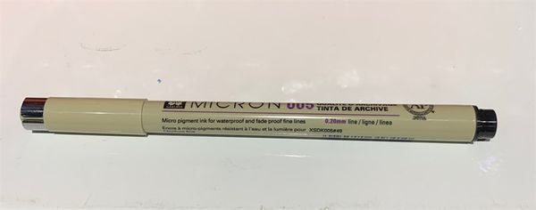  Bút kim vẽ kỹ thuật Pigma Micron 005 Màu Đen 