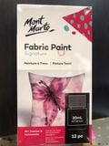  MM Fabric Paint Set 12pc x 20ml 