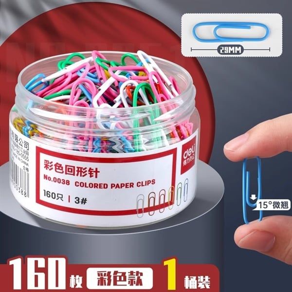  Hộp Kẹp Ghim Màu 