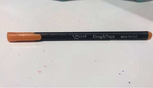  Viết kim Graph peps mực màu cát 