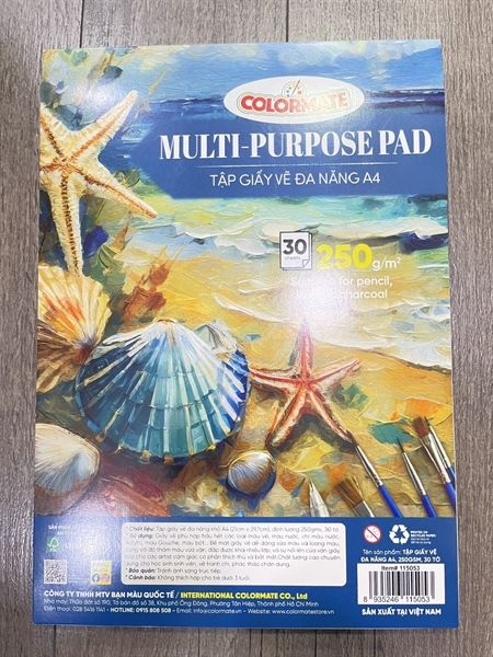  Tập giấy vẽ đa năng A4 - 250gsm 