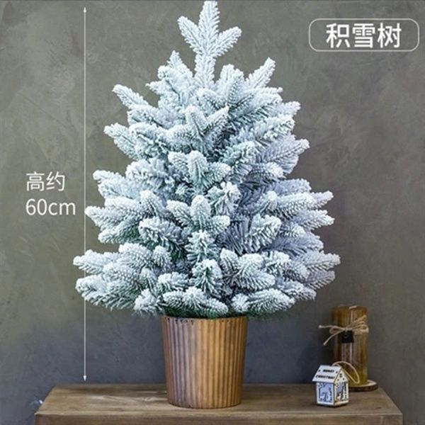  Cây thông Noel phủ tuyết 60cm chậu tròn 