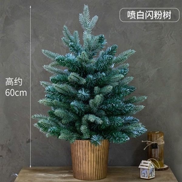  Cây thông Noel PE 60cm chậu tròn 