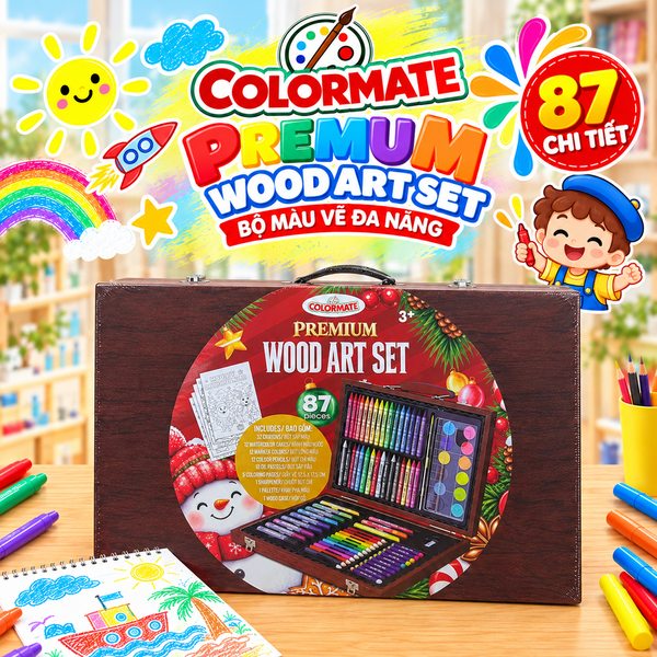 Bộ màu vẽ đa năng Colormate 87 chi tiết Giáng Sinh – CÔNG TY TNHH MỘT ...
