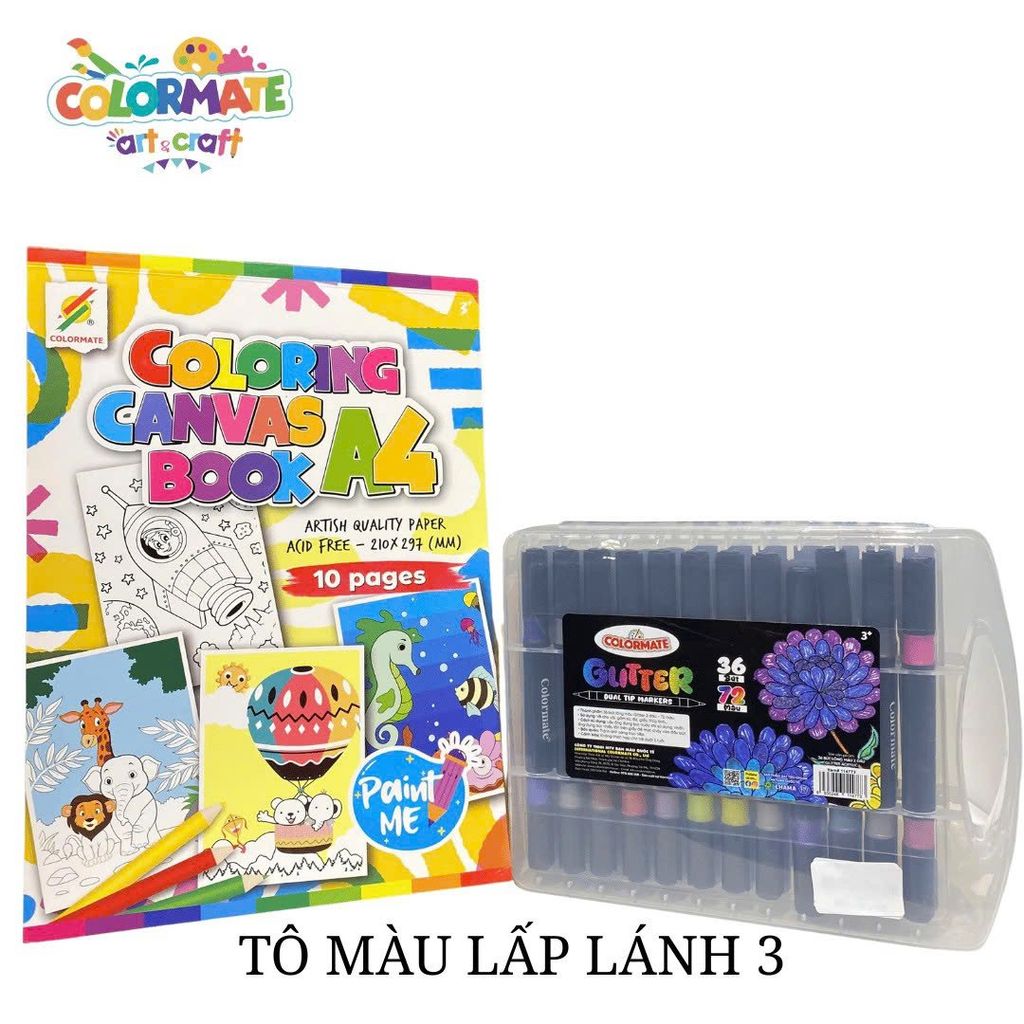  Combo TÔ MÀU LẤP LÁNH 3 
