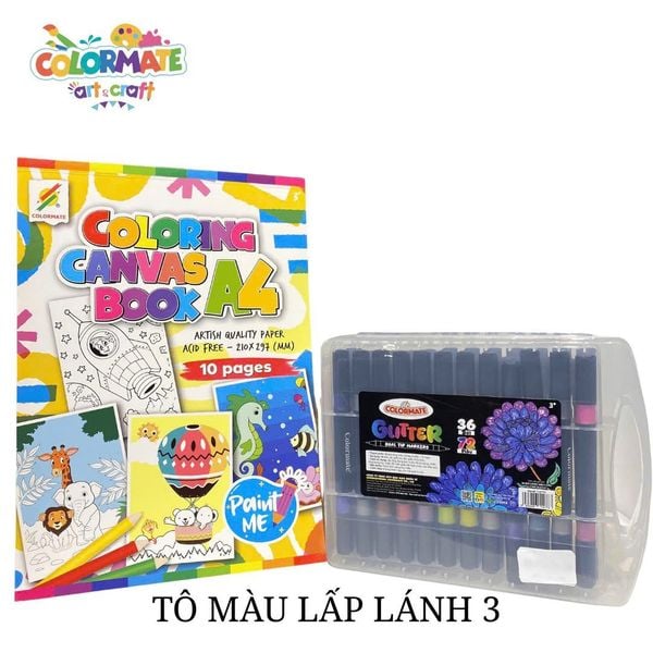  Combo TÔ MÀU LẤP LÁNH 3 