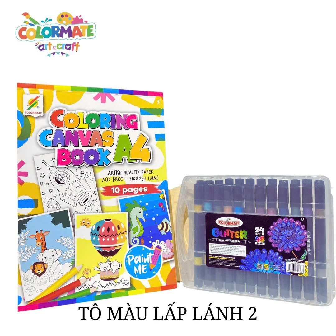  Combo TÔ MÀU LẤP LÁNH 2 