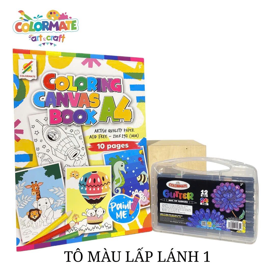  Combo TÔ MÀU LẤP LÁNH 1 