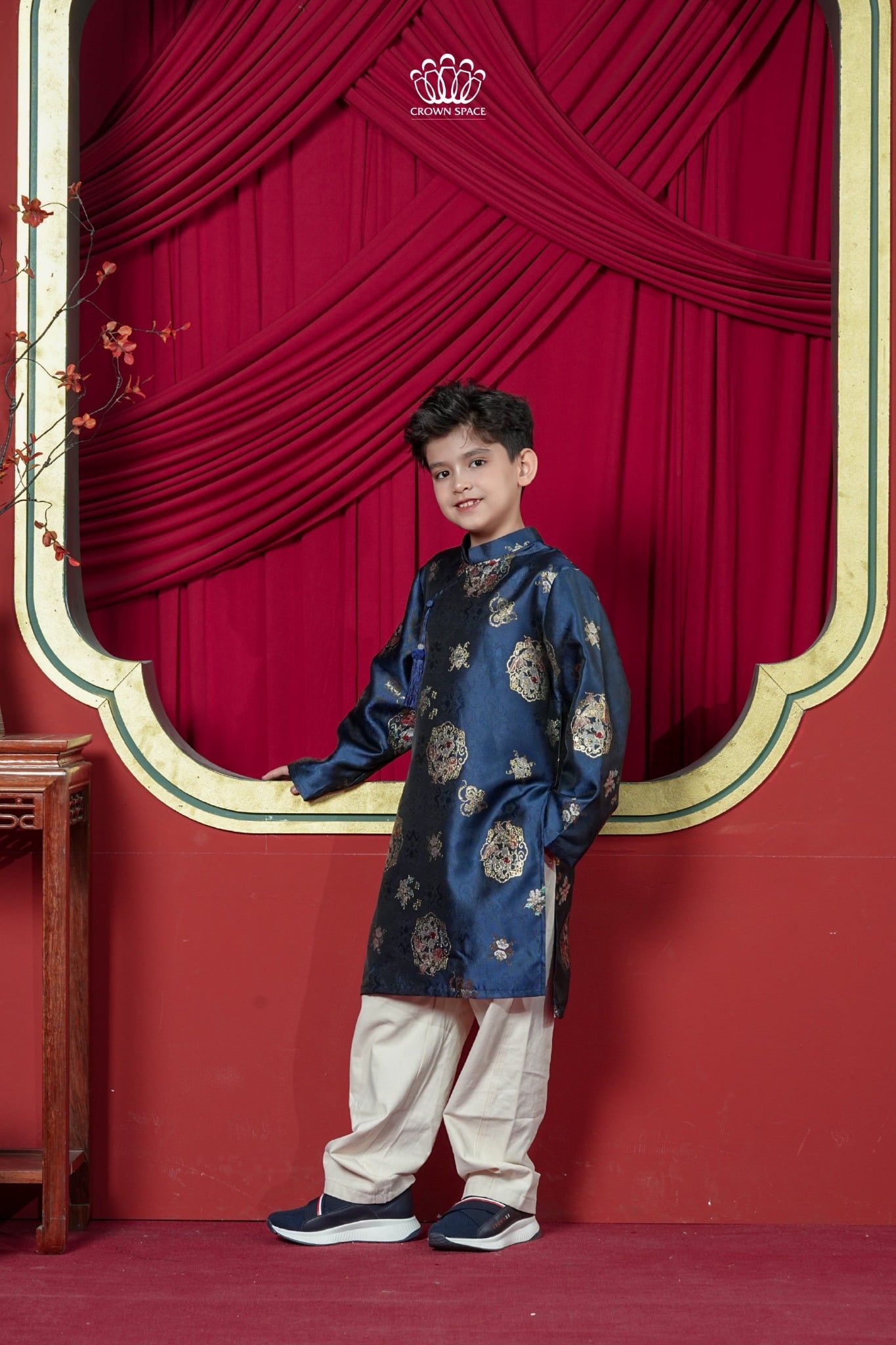  Áo Dài Bé Trai Cách Tân 