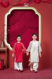  Áo Dài Bé Gái Kim Sa Cát Tường | Crown Space CKGL9961807/CKGL9961808 