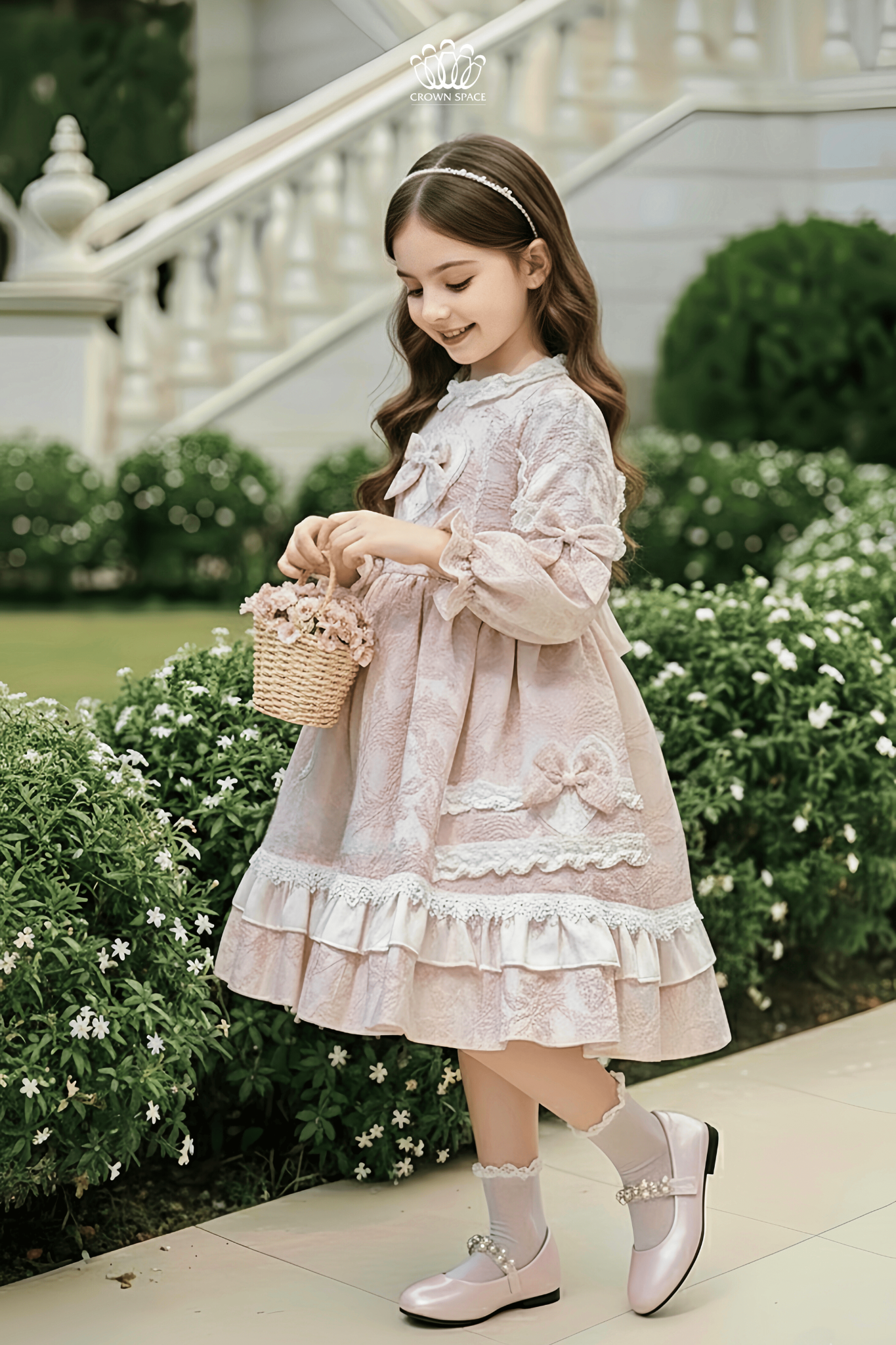  Váy Công Chúa Thiết Kế Phong Cách Hoàng Gia Cổ Điển | Crown Space CKGL3851401 
