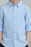  Áo Sơ Mi Bé Trai Thiết Kế Trơn Basic Thanh Lịch Crown Space CKBL52514019 