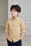  Áo Sơ Mi Bé Trai Thiết Kế Trơn Basic Thanh Lịch Crown Space CKBL52514019 