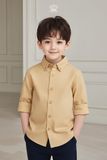  Áo Sơ Mi Bé Trai Thiết Kế Trơn Basic Thanh Lịch Crown Space CKBL52514019 