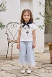  Áo Phông Cotton Bé Gái Họa Tiết Thỏ Đáng Yêu | Crown Space CKGS2160801.W 