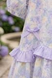  Váy Bé Gái Vải Cotton Hoa Xoè Tay Bồng Crown Space CKGS3860507 