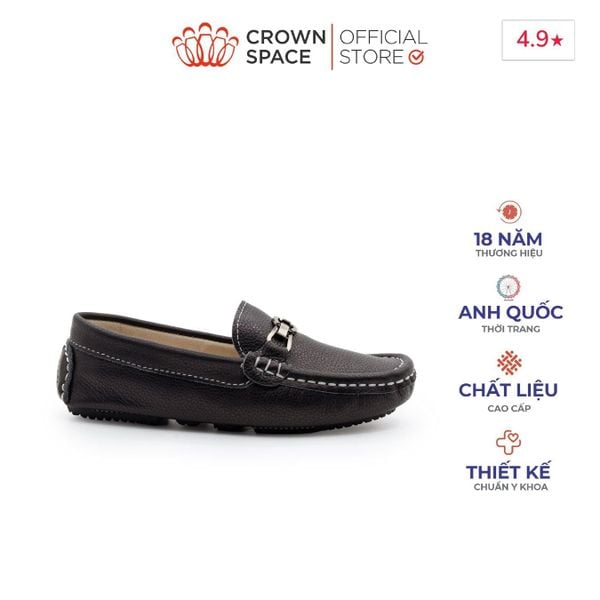  Giày Loafer Bé Trai Cao Cấp, Lịch Lãm, Tiện Lợi | Crown Space CRUK451 