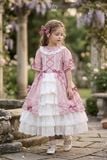 Váy Công Chúa Lolita Gấm Nổi Phối Ren Xếp Tầng Ngọt Ngào | Crown Space CKGS3860810.P 