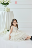  Váy Công Chúa Bé Gái Cao Cấp Gắn Nơ Xoè Tầng | Crown Space CKGS38514010 