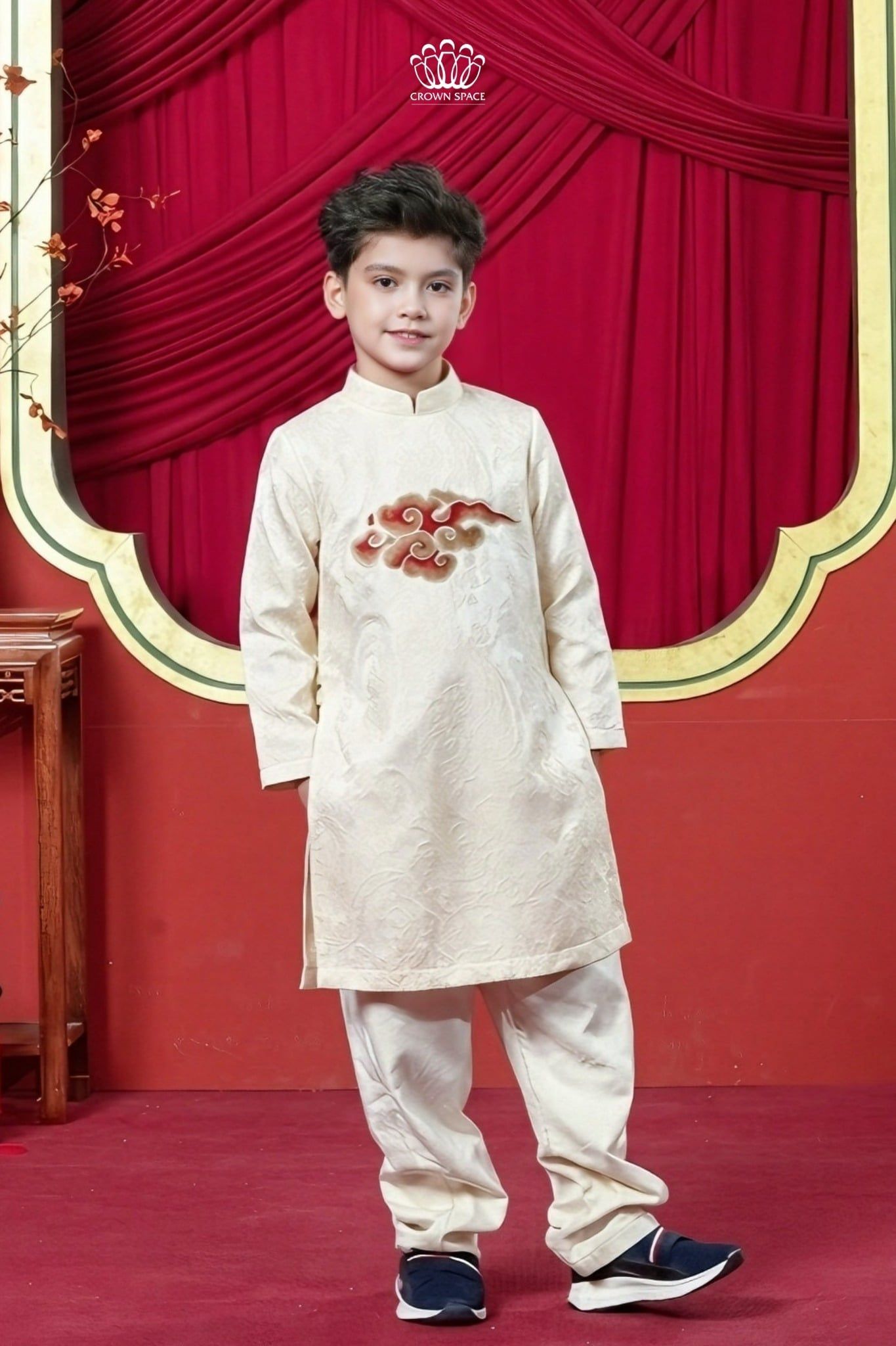  Áo Dài Bé Trai Cách Tân 