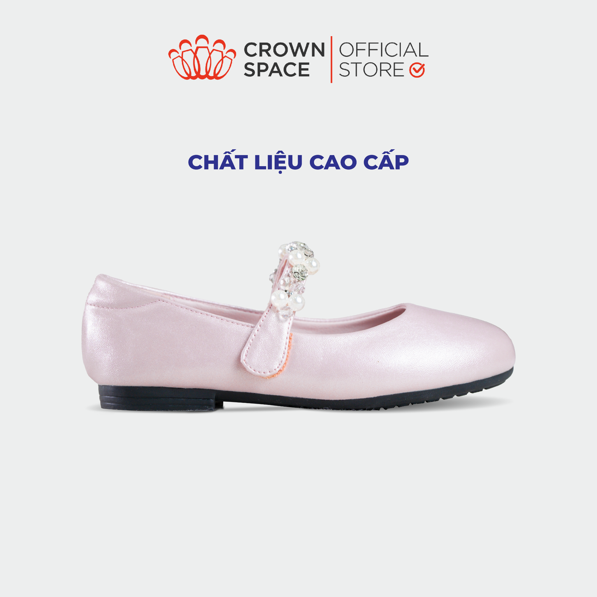  Giày Búp Bê Đế Bệt Cao Cấp, Sang Trọng, Thanh Lịch | Crown Space CRUK3166 