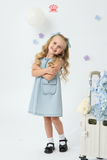  Váy Bò Bé Gái Cao Cấp Tặng Phụ Kiện Túi Đi Kèm | Crown Space CKGS28514013 