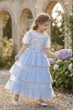  Váy Công Chúa Lolita Xanh Pastel Xếp Tầng Phối Ren Ngọt Ngào | Crown Space CKGS3860809.BL 