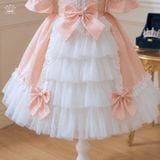  Váy Công Chúa Lolita Ngọt Ngào Xếp Tầng Phối Nơ Điệu Đà | Crown Space CKGS3860807.P 