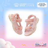  (VIP Private Sale) Sandal Quai Hậu Trẻ Em Cao Cấp, Thoáng Khí, Chống Trơn | Crown Space CRUK580 