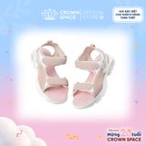  (VIP Private Sale) Sandal Thể Thao Bé Gái Siêu Nhẹ, Thoáng Khí, Hồng Kẹo Ngọt | Crown Space CRUK585.P 