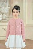  Áo Len Cardigan Bé Gái Đính Nơ/Bướm 3D Tiểu Thư Ngọt Ngào | Crown Space CKGL6451608/CKGL6451609 