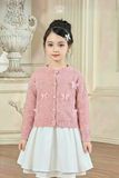  Áo Len Cardigan Bé Gái Đính Nơ/Bướm 3D Tiểu Thư Ngọt Ngào | Crown Space CKGL6451608/CKGL6451609 
