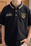  Áo Polo Bé Trai Cổ Bẻ Thêu Logo Crown Space – Sang Trọng & Thanh Lịch Cho Bé - CKBS2160308 