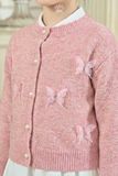  Áo Len Cardigan Bé Gái Đính Nơ/Bướm 3D Tiểu Thư Ngọt Ngào | Crown Space CKGL6451608/CKGL6451609 